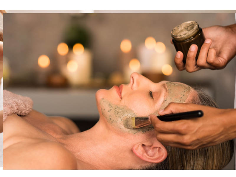 A person getting a standard facial at Refreshed Looks Aesthetics with a customized mask add-on.